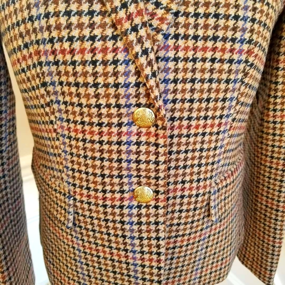 🆕️ J CREW Houndstooth Schoolboy Blazer Jacket - Picture 2 of 7
